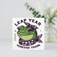 Année bissextile 2024 Forever Young Frog