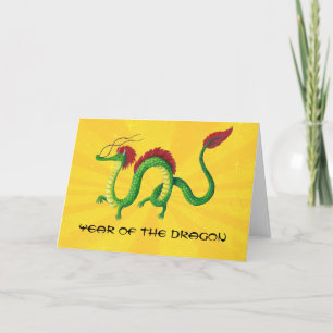 Cartes Pour Fêtes Annuelles Année chinoise du dragon
