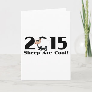 Cartes Pour Fêtes Annuelles Année drôle de la chèvre de bélier 2015