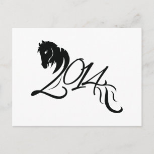 Cartes Pour Fêtes Annuelles Année du cheval 2014