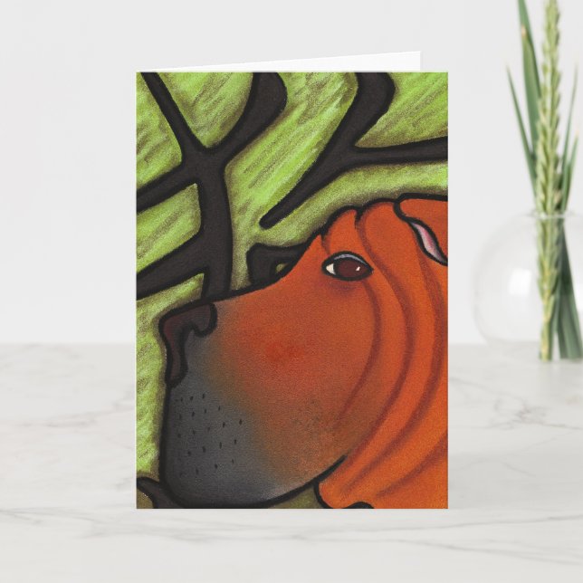 Cartes Pour Fêtes Annuelles Année du chien (Devant)