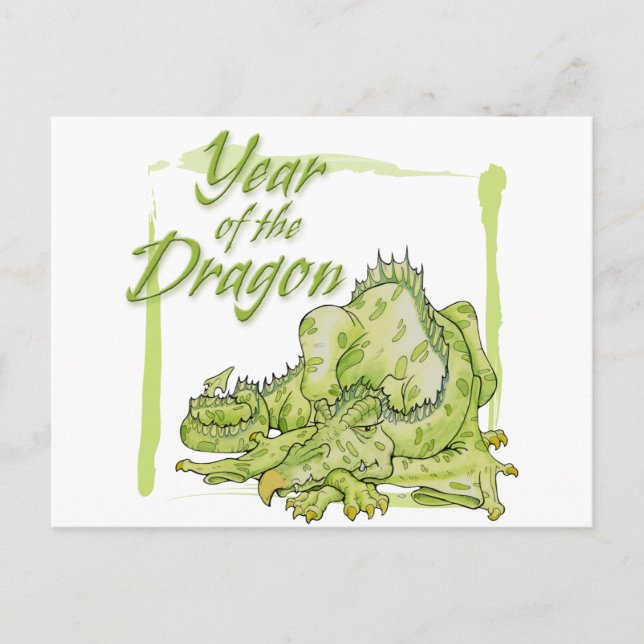 Cartes Pour Fêtes Annuelles Année du dragon (Devant)