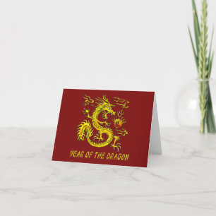 Cartes Pour Fêtes Annuelles Année du dragon
