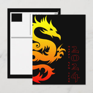 Cartes Pour Fêtes Annuelles année du dragon 2024