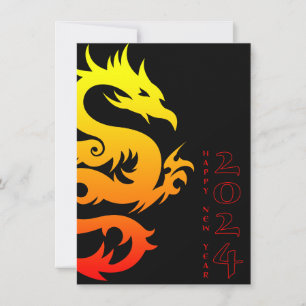Cartes Pour Fêtes Annuelles année du dragon 2024