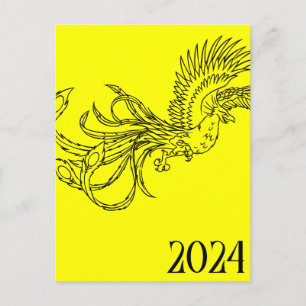 Cartes Pour Fêtes Annuelles année du dragon 2024