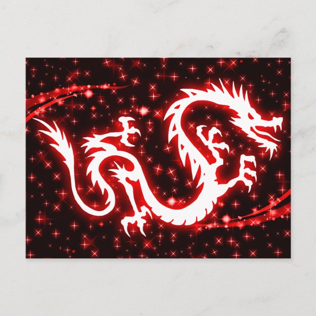 Cartes Pour Fêtes Annuelles année du dragon : starshine (Devant)
