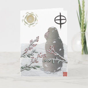 Cartes Pour Fêtes Annuelles Année du singe