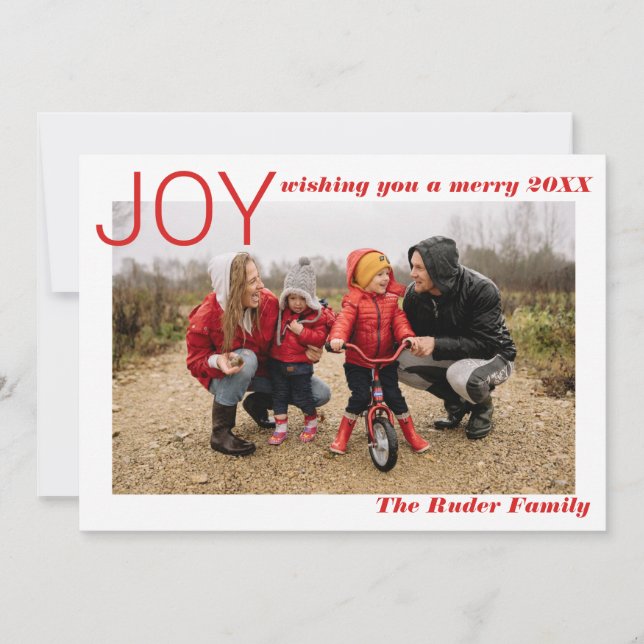 Cartes Pour Fêtes Annuelles Année En Revue Collage Photo (Devant)