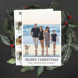 Cartes Pour Fêtes Annuelles Année En Revue Quelle Année Photo Collage Noël