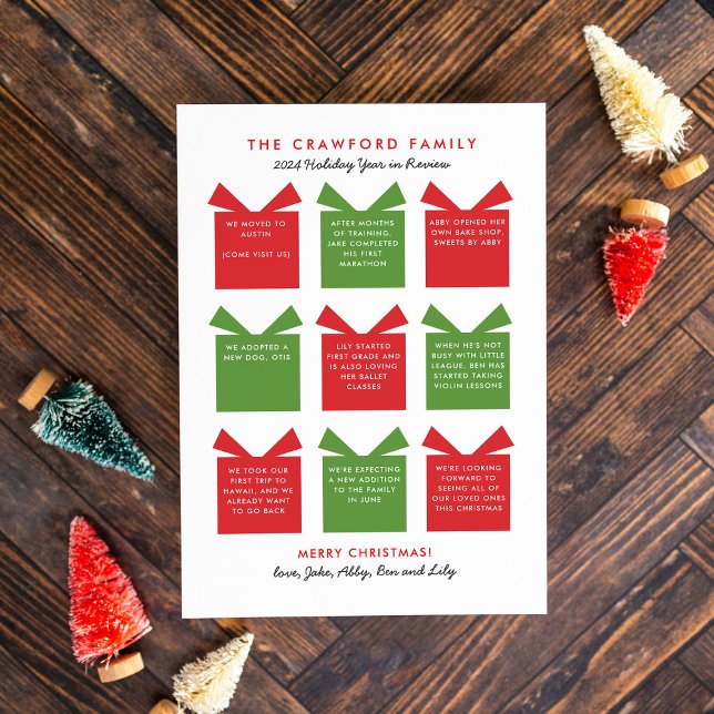 Cartes Pour Fêtes Annuelles Année fériée revue (Créateur téléchargé)