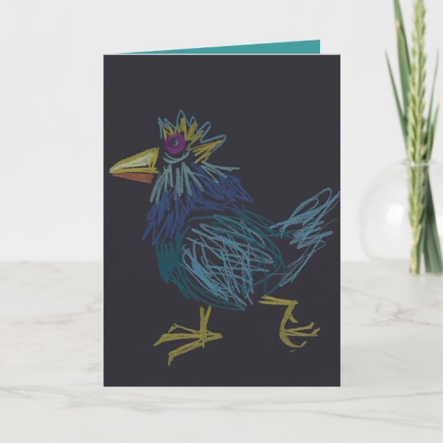 Cartes Pour Fêtes Annuelles Année heureuse C de salutation de coq de Pâques de (Devant)