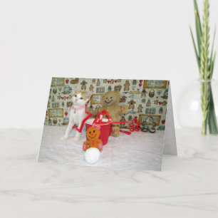 Cartes Pour Fêtes Annuelles Annie's Cookie Cutters - Chat / Kitten Christmas