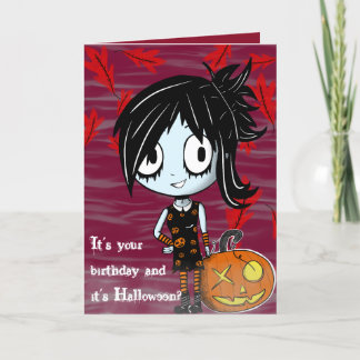 Cartes Pour Fêtes Annuelles Anniversaire de Halloween