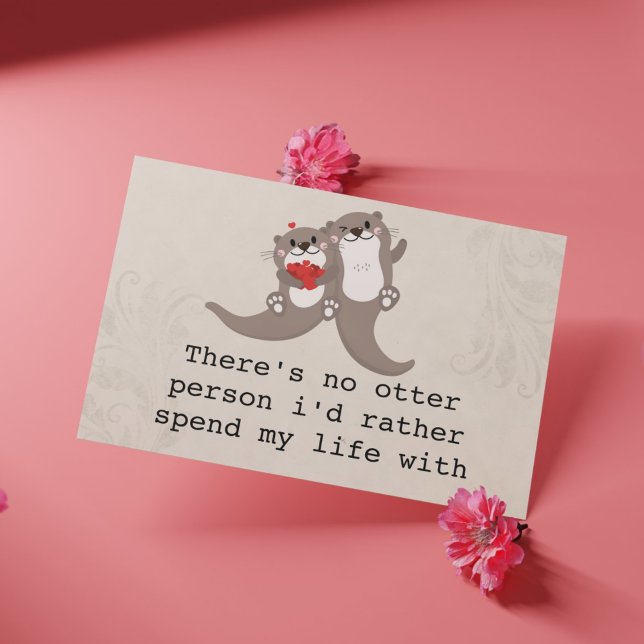 Cartes Pour Fêtes Annuelles Anniversaire de "Il n'y a pas de Otter Person"/Sai (Créateur téléchargé)