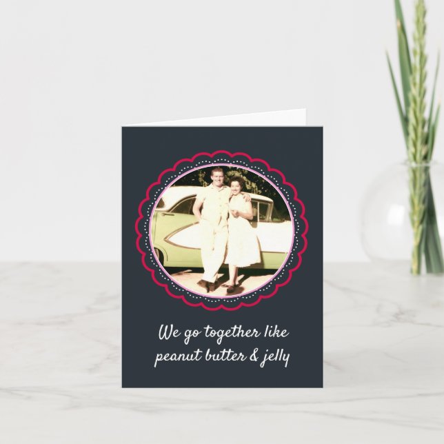 Cartes Pour Fêtes Annuelles Anniversaire personnalisé / Beurre d'arachide et g (Devant)