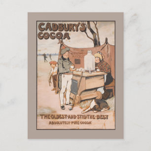 Cartes Pour Fêtes Annuelles Annonce de cacao de Cadbury vintage