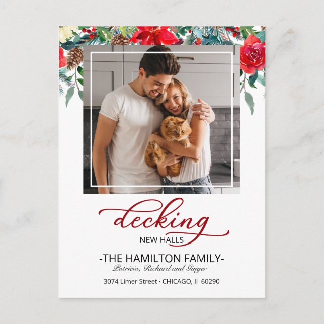 Cartes Pour Fêtes Annuelles Annonce de déménagement dans de nouveaux halls Pho (Devant)