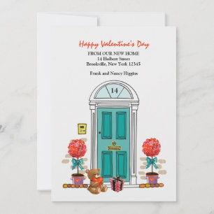 Cartes Pour Fêtes Annuelles Annonce de déménagement de la Saint-Valentin