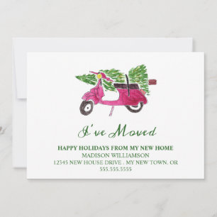 Cartes Pour Fêtes Annuelles Annonce de déménagement    Nouvelle maison pour le