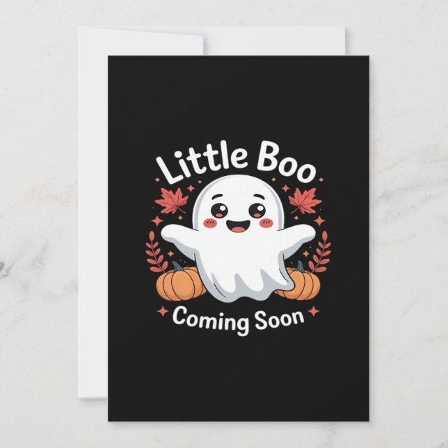 Cartes Pour Fêtes Annuelles Annonce de grossesse Halloween mignonne (Devant)