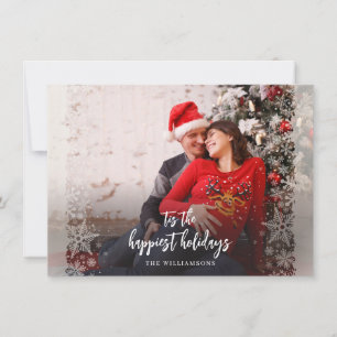 Cartes Pour Fêtes Annuelles Annonce de grossesse pour photo de Noël