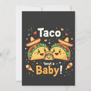 Cartes Pour Fêtes Annuelles Annonce de grossesse Taco Bout a Baby