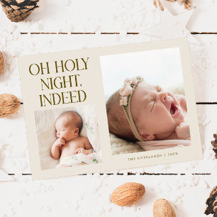 Cartes Pour Fêtes Annuelles Annonce de Naissance Crème de Noël Holy Night Inde