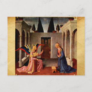Cartes Pour Fêtes Annuelles ANNONCE par FRA ANGELICO Christmas Holiday Pos