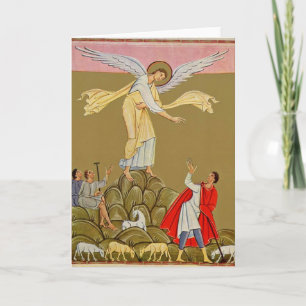 Cartes Pour Fêtes Annuelles Annonce par le maître de l'école de Reichenau