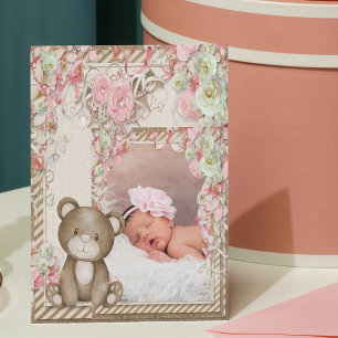 Cartes Pour Fêtes Annuelles Annonce personnalisée pour la rencontre de notre n