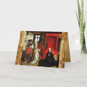 Cartes Pour Fêtes Annuelles ANNONCIATION Archange Gabriel, Parchemin Vierge