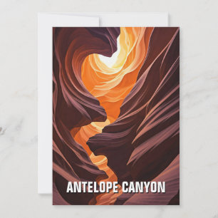 Cartes Pour Fêtes Annuelles Antelope Canyon Souvenir