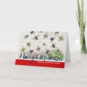 Cartes Pour Fêtes Annuelles Antique Bee Honey Travailleur Queen Bees Vintage