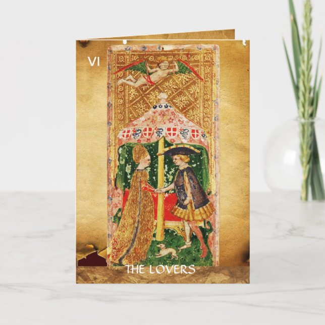 Cartes Pour Fêtes Annuelles ANTIQUE RENAISSANCE TAROTS /AMATEURS Saint-Valenti (Devant)