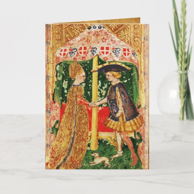 Cartes Pour Fêtes Annuelles ANTIQUE RENAISSANCE TAROTS /AMATEURS Saint-Valenti (Devant)