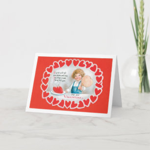 Cartes Pour Fêtes Annuelles Antique Valentine