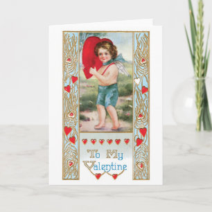 Cartes Pour Fêtes Annuelles Antique Valentine