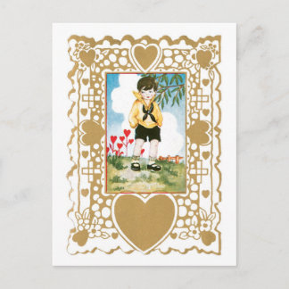 Cartes Pour Fêtes Annuelles Antique Valentine