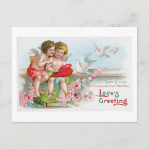Cartes Pour Fêtes Annuelles Antique Valentine