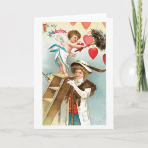 Cartes Pour Fêtes Annuelles Antique Valentine