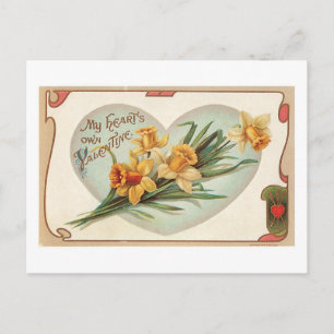 Cartes Pour Fêtes Annuelles Antique Valentine