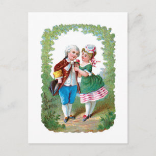 Cartes Pour Fêtes Annuelles Antique Valentine