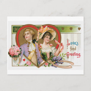 Cartes Pour Fêtes Annuelles Antique Valentine