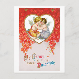 Cartes Pour Fêtes Annuelles Antique Valentine