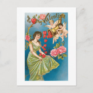 Cartes Pour Fêtes Annuelles Antique Valentine