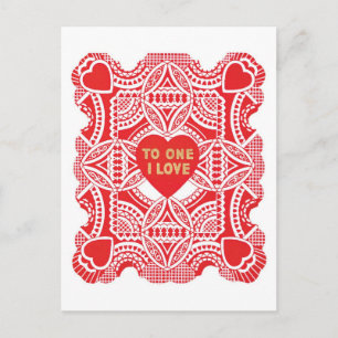 Cartes Pour Fêtes Annuelles Antique Valentine