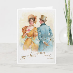 Cartes Pour Fêtes Annuelles Antique Valentine