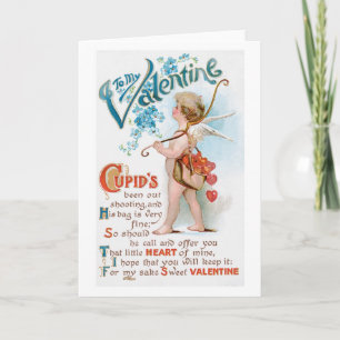 Cartes Pour Fêtes Annuelles Antique Valentine