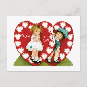 Cartes Pour Fêtes Annuelles Antique Valentine